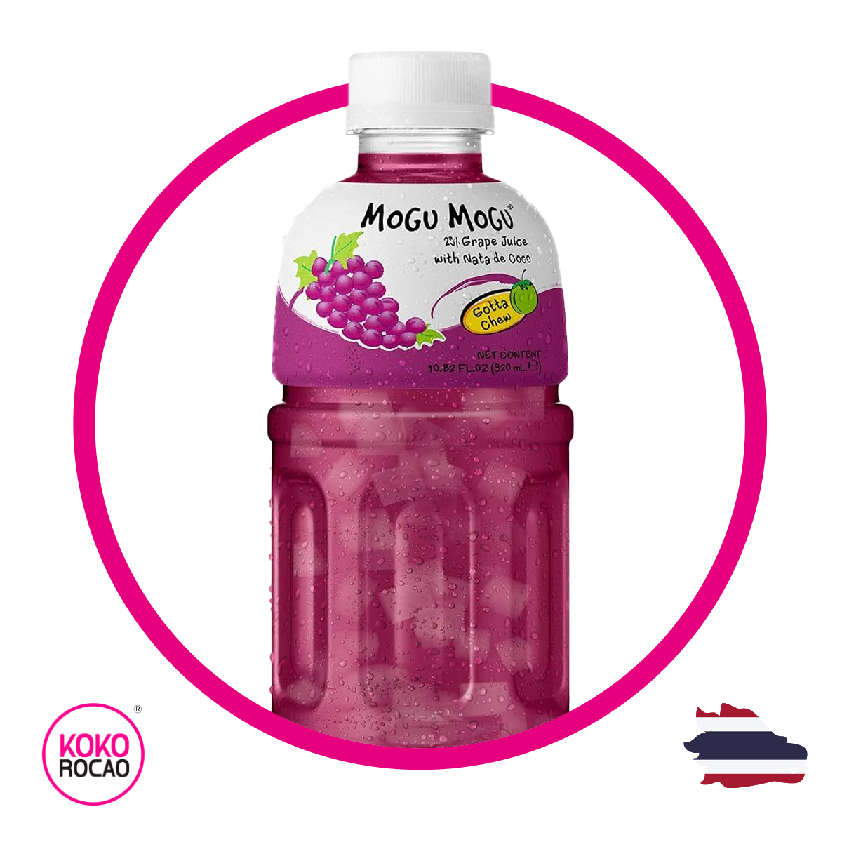 Botella de Mogu Mogu Grape 320 ml
