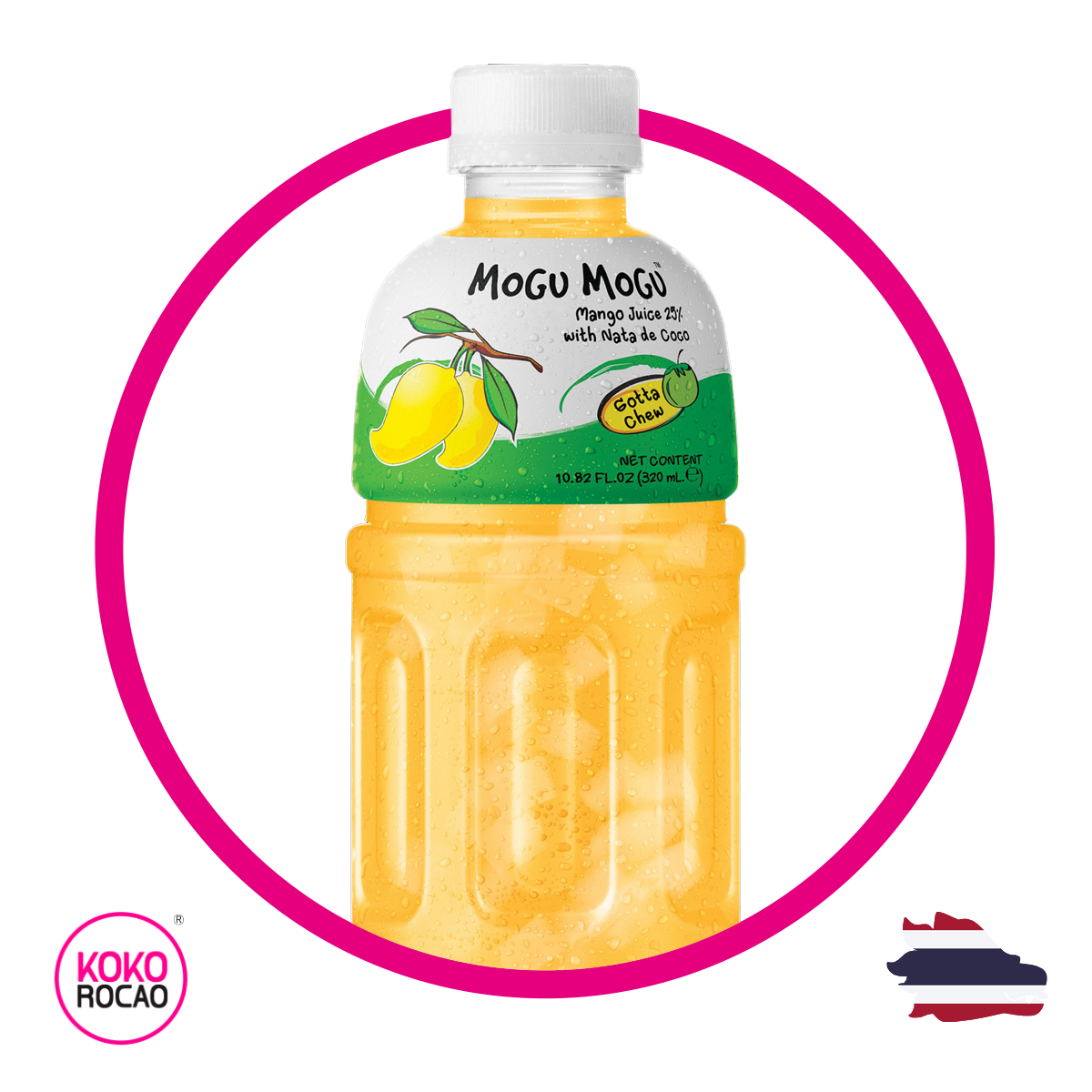 Botella de Mogu Mogu Mango 320 ml