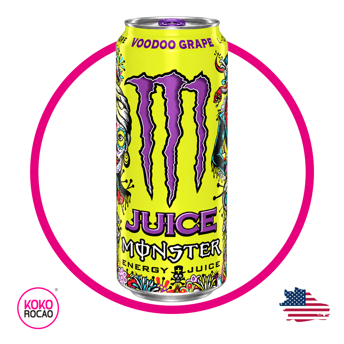 MONSTER ENERGY VODOO GRAPE ENERGETIC 473ML