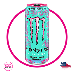 MONSTER ENERGY ZERO SUGAR ULTRA VICE GUAVA ENERGETIC LATA 473ML