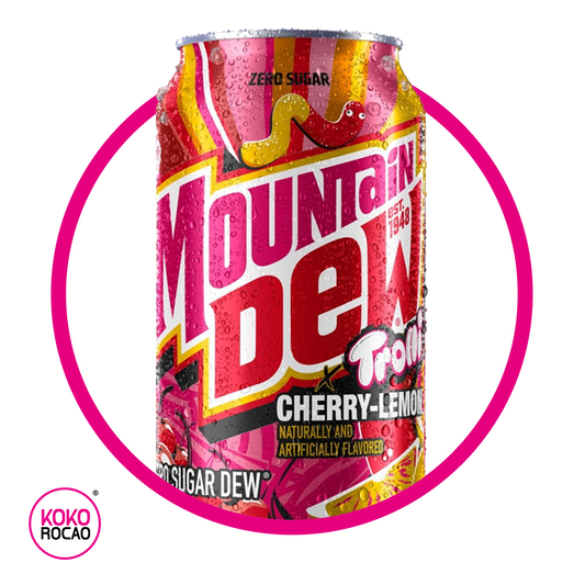 Lata de Mountain Dew Trolli Cherry-Lemon 355 ml