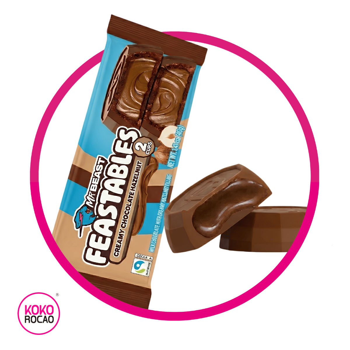 Mr Beast Feastables Hazelnut Cups 40 g