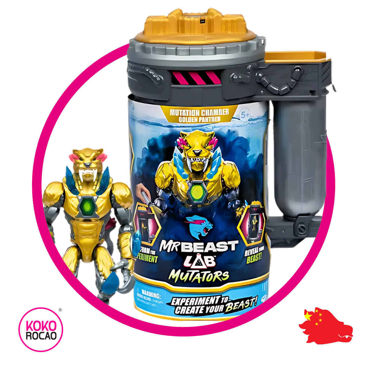 Mr Beast Lab Mutators Golden Panther