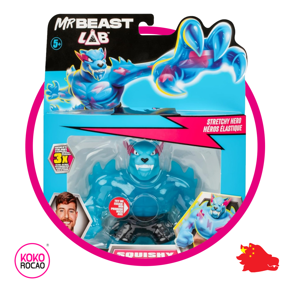 Mr Beast Lab Squishy Hypercarged Panther