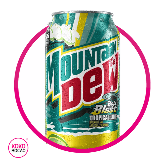 Lata de MTN Dew Baja Blast 355 ml