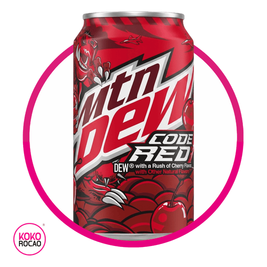 Lata de MTN Dew Code Red 355 ml