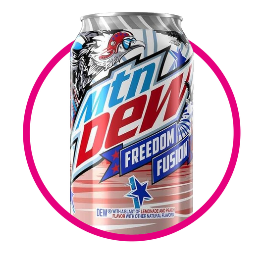 Lata de MTN Dew Freedom Fusion 355 ml