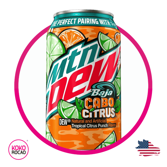 Lata de MTN Dew Baja Cabo Citrus 355 ml