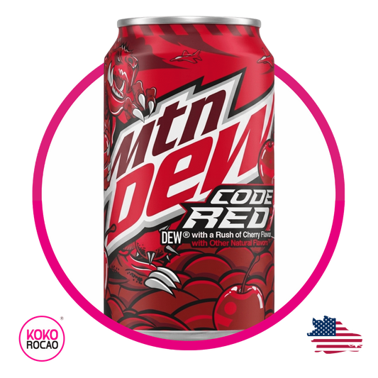 Lata de MTN Dew Code Red 355 ml