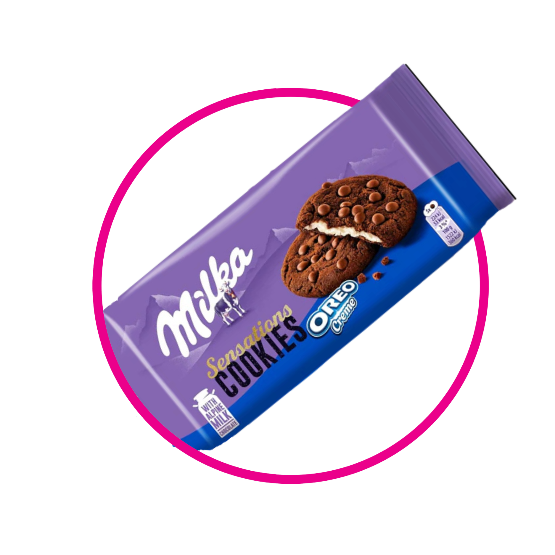 Caja de Milka Oreo Sensations 156 g