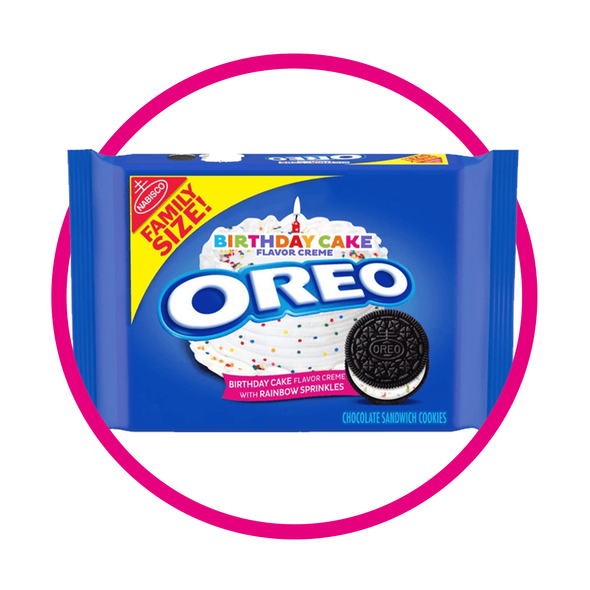 Caja de Nabisco Oreo Galletas Birthday Cake 482 g
