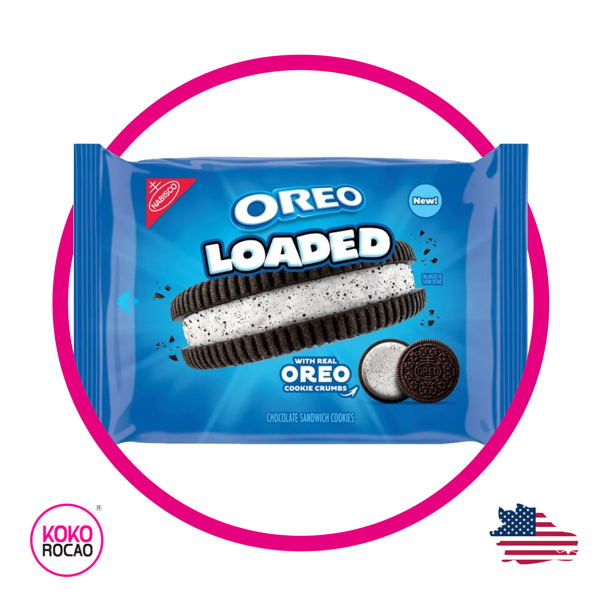 Caja de Nabisco Oreo Loaded 379 g