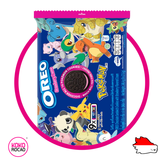 Caja de Nabisco Oreo Pokemon Strawberry 248.4 g