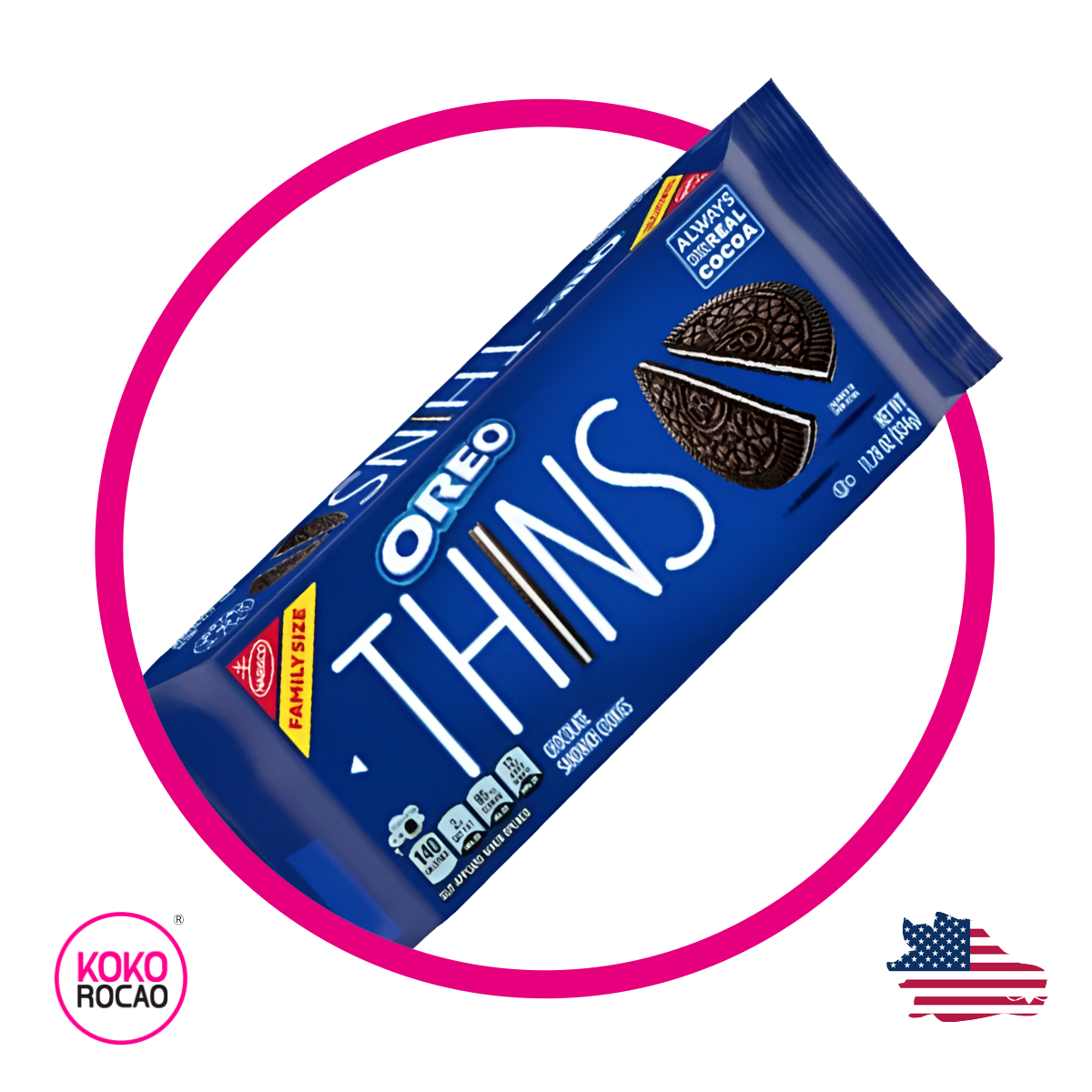 Caja de Nabisco Oreo Thins Originales 334 g