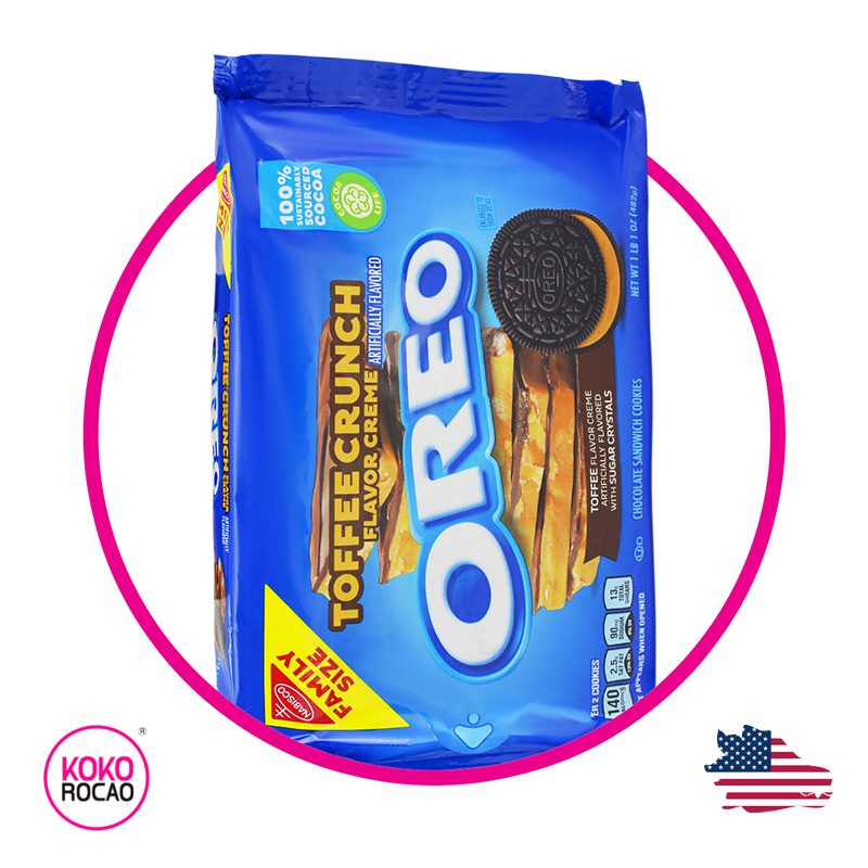 Caja de Nabisco Oreo Toffe Crunch 482 g