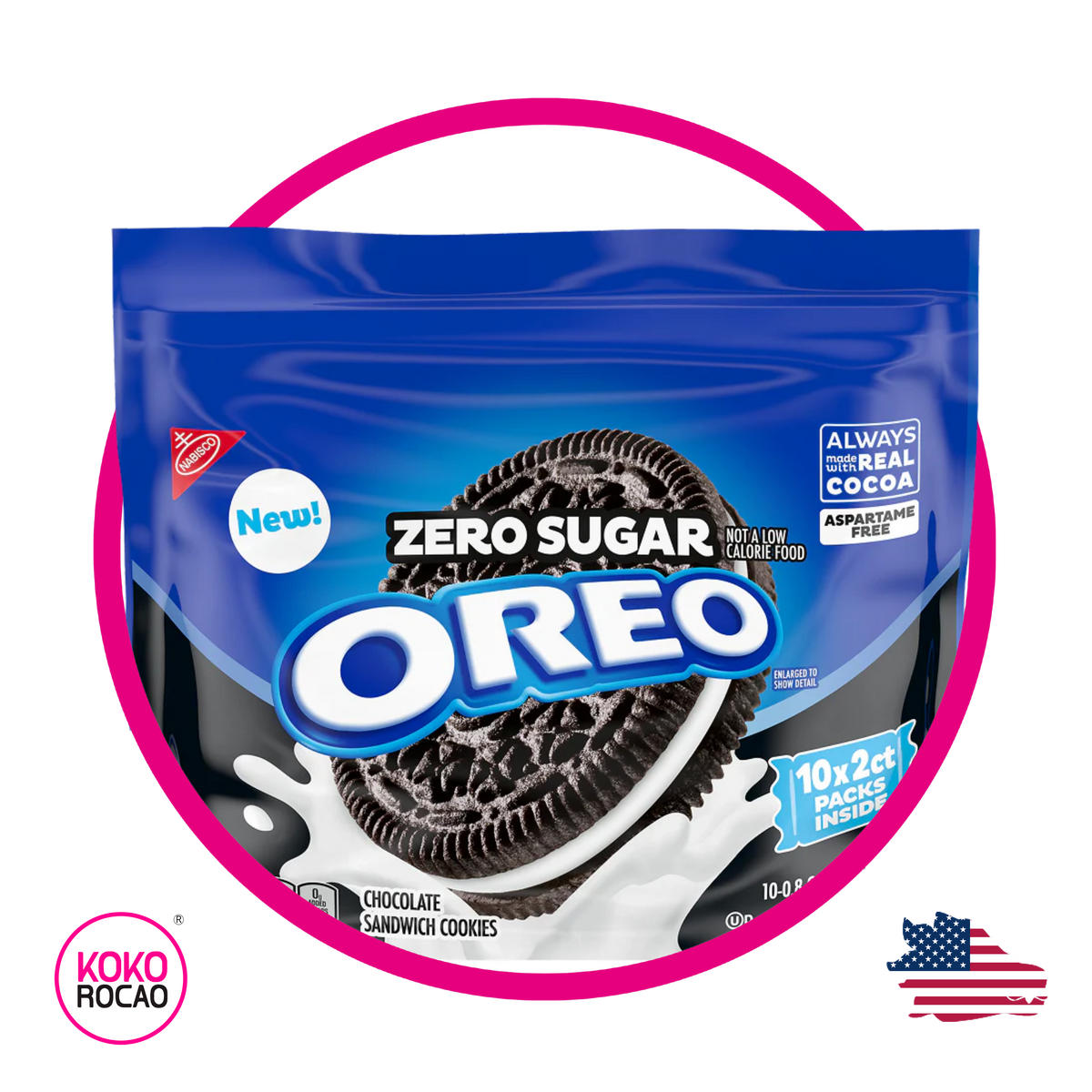 Bolsa de Nabisco Oreo Zero Sugar 22GR6