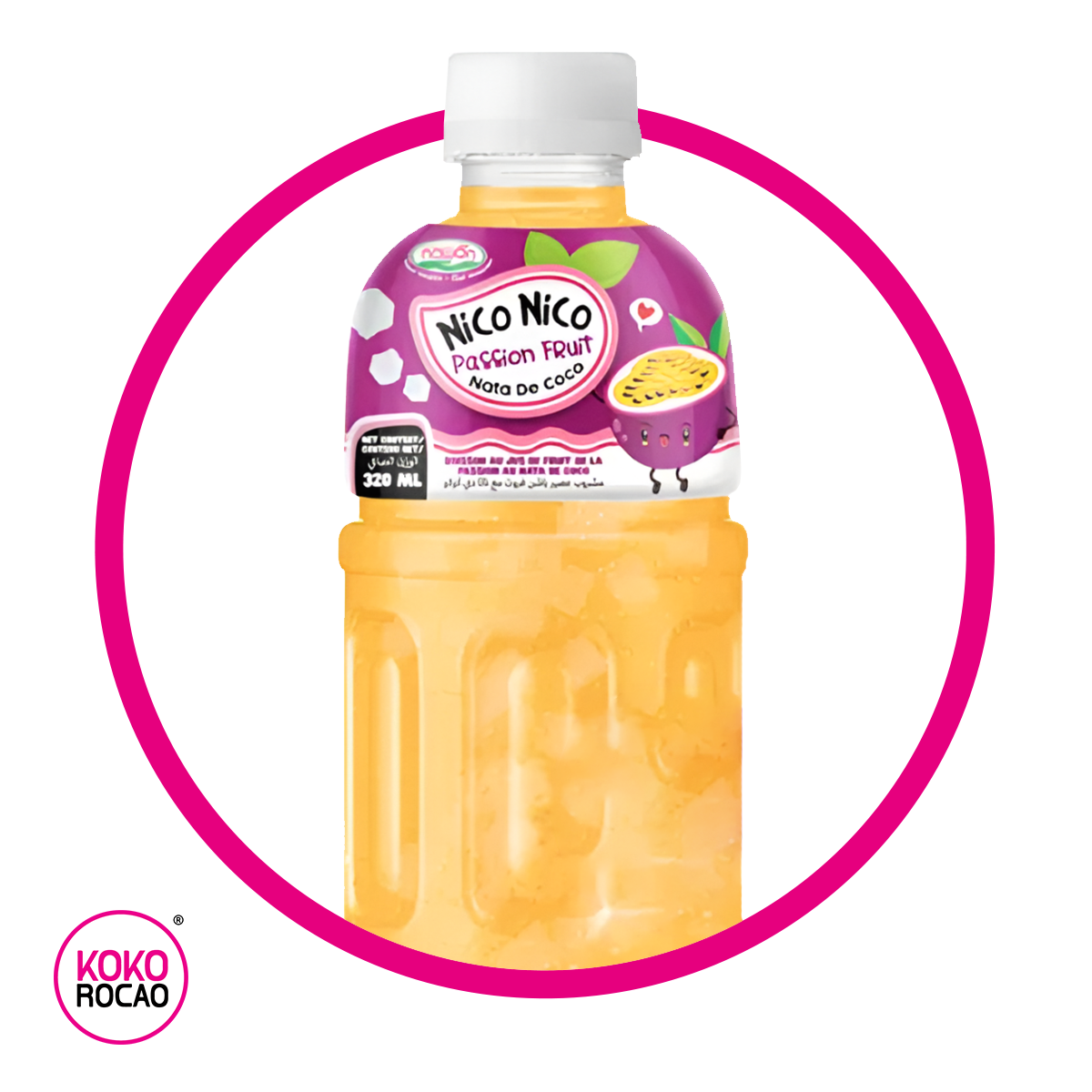 Botella de Nawon Nico Nico Maracuya 320 ml