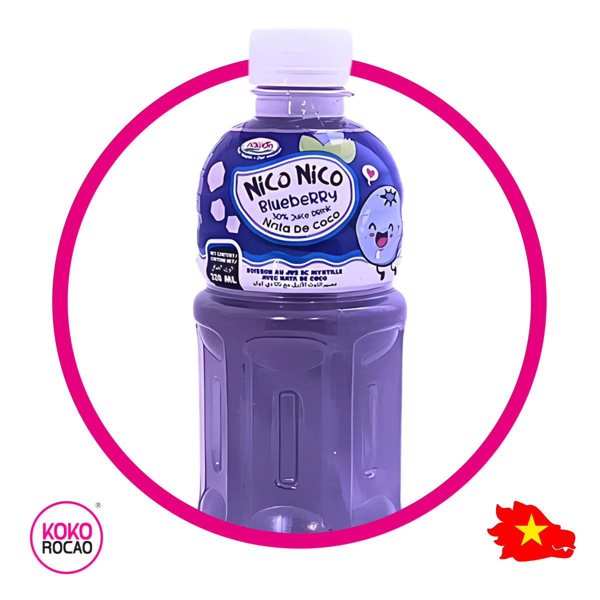 Botella de Nawon Nico Nico Blueberry 320 ml