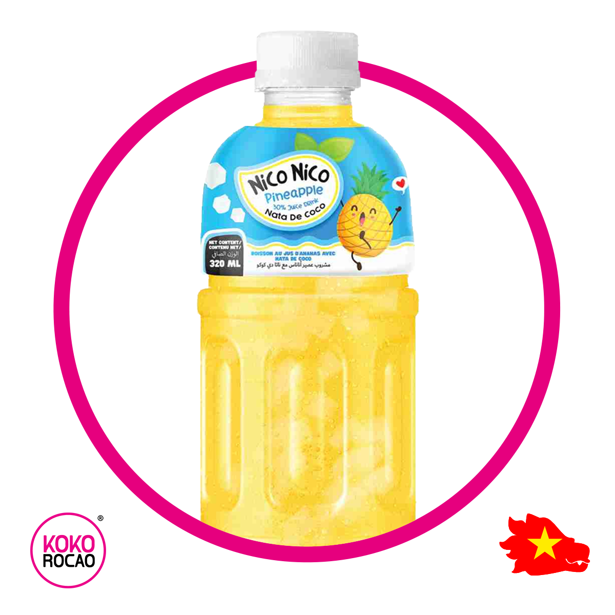 Nawon Nico Nico Pineapple Bottela 320 ml