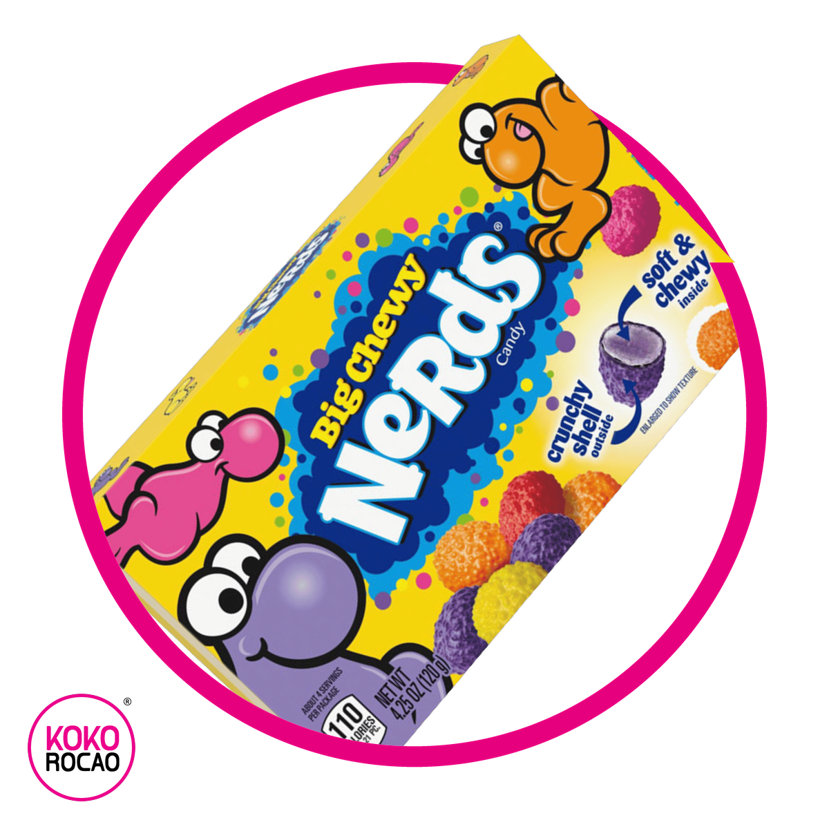 Caja de Nerds Big Chewy 120 g