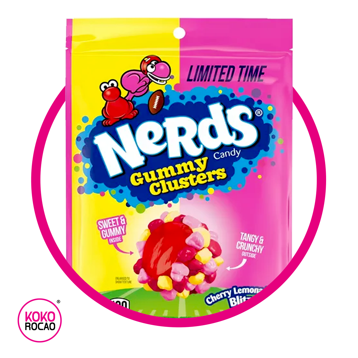 Bolsa de Nerds Clusters Cherry Lemonade 226 g
