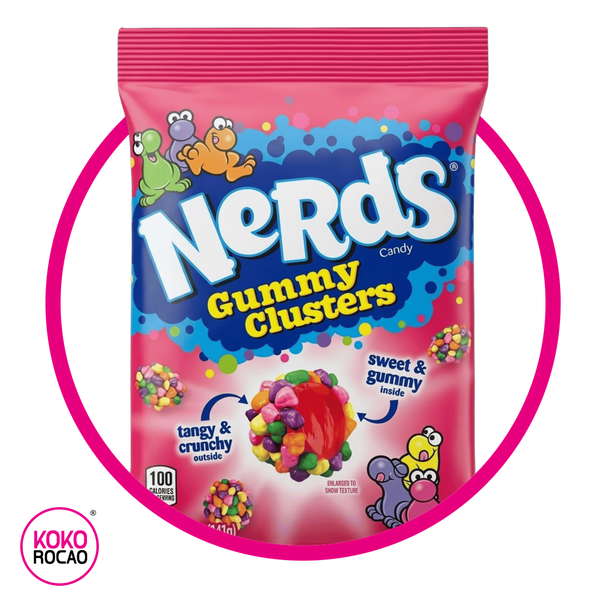 Bolsa de Nerds Clusters Rainbow 141 g