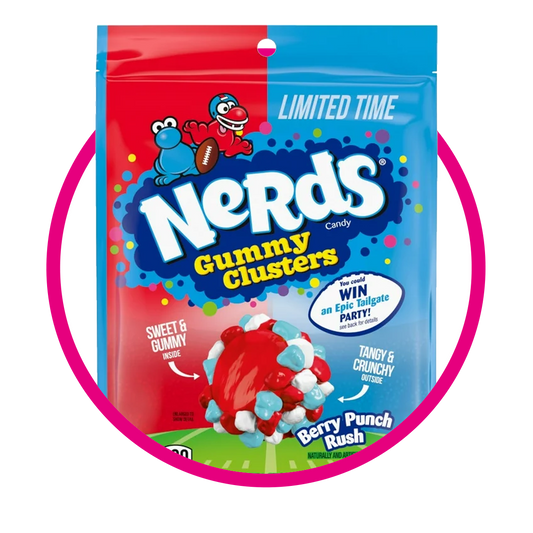 Bolsa de Nerds Clusters Berry Punch Rush 227 g