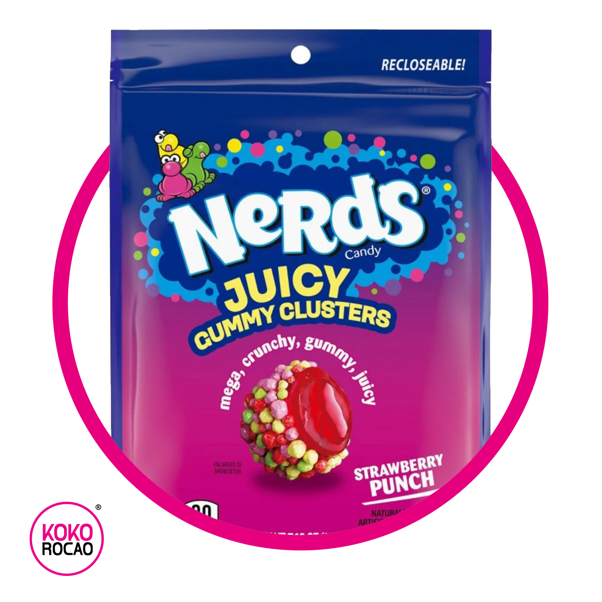 Bolsa de Nerds Clusters Juicy 202 g