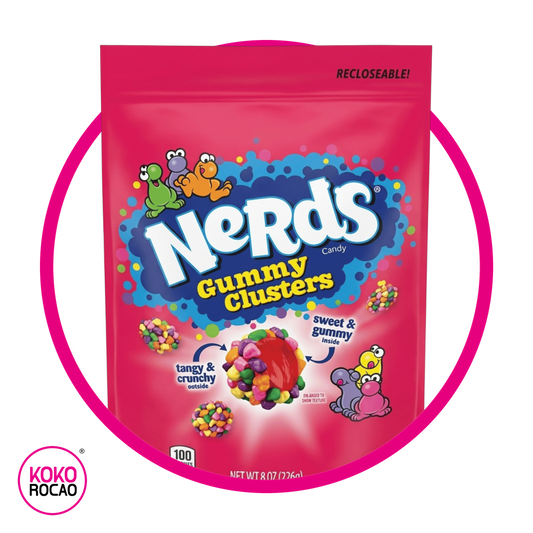 Bolsa de Nerds Clusters Rainbow 226 g