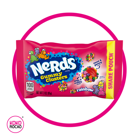 Bolsa de Nerds Clusters Rainbow 85 g