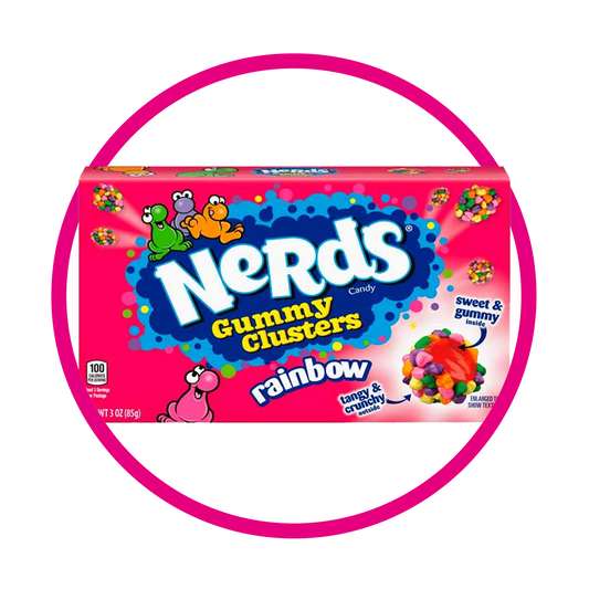 Caja de Nerds Clusters Rainbow 85 g