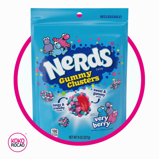 Bolsa de Nerds Clusters Very Berry 227 g
