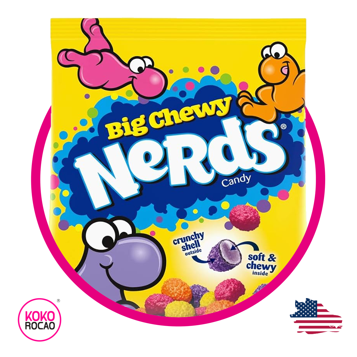 Bolsa de Nerds Big Chewy 170 g