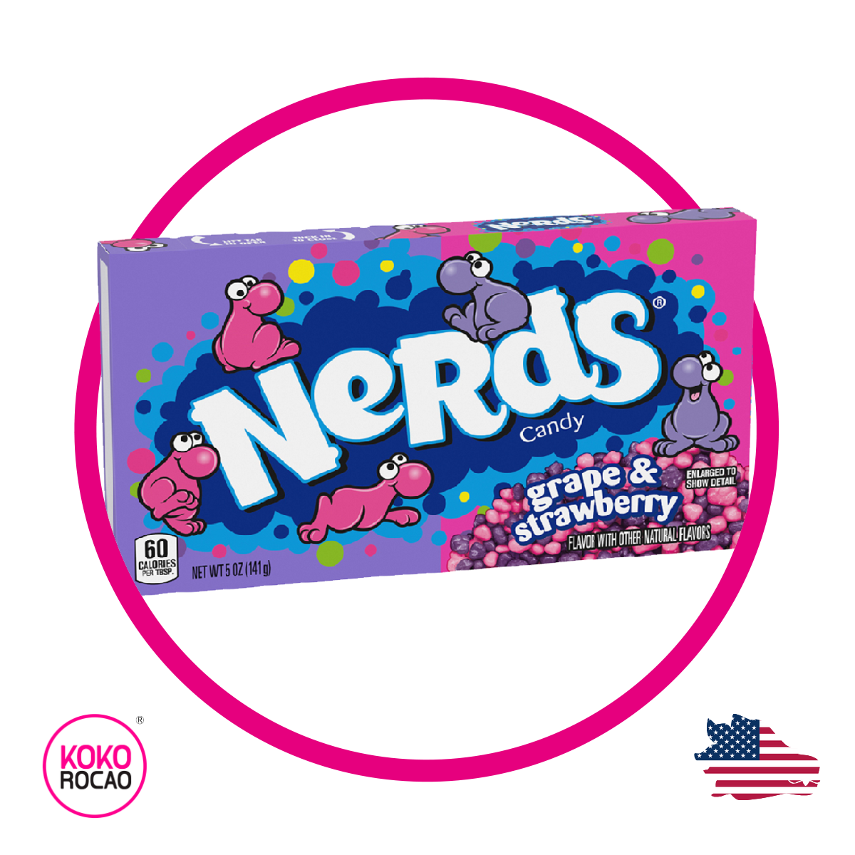 Caja de Nerds Grape & Strawberry 142 g