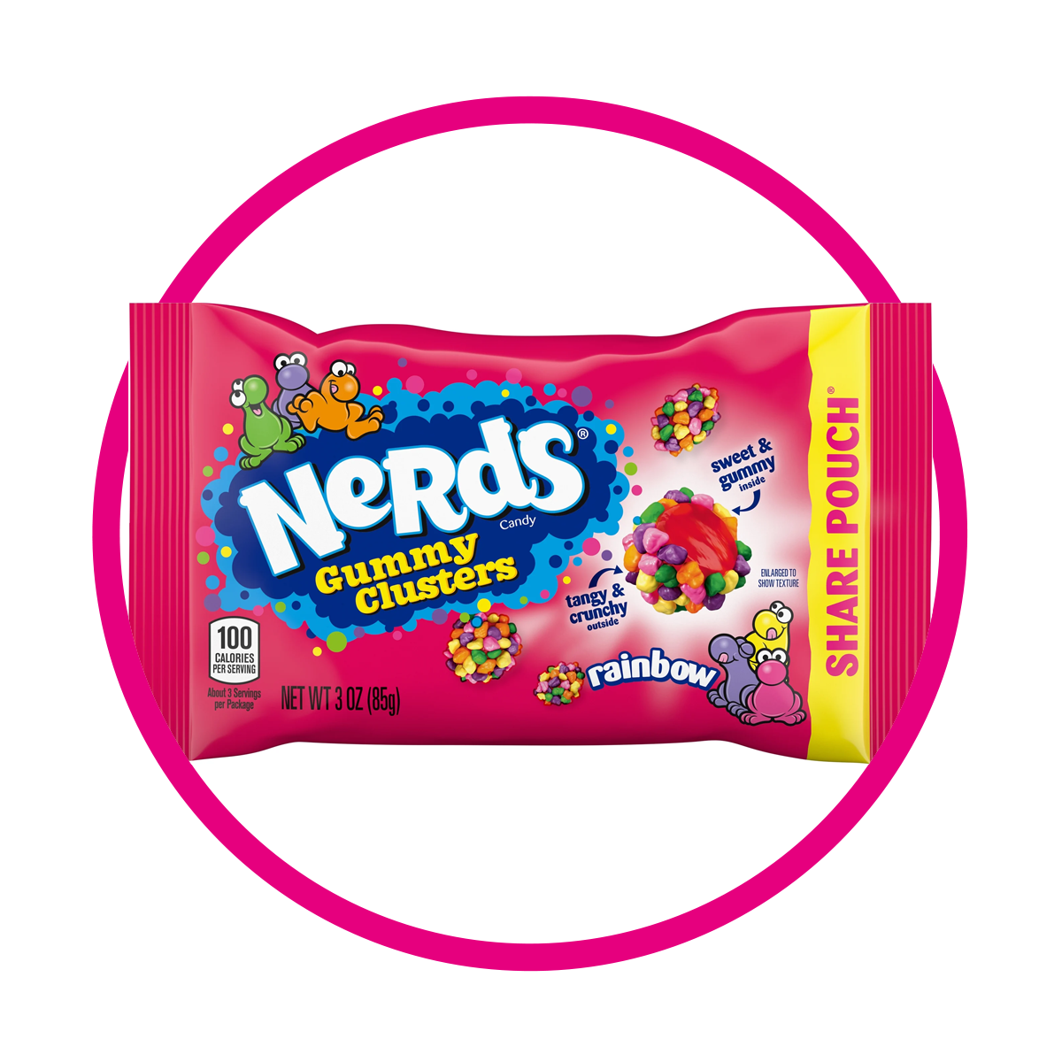 Bolsa de Nerds Clusters 85 g