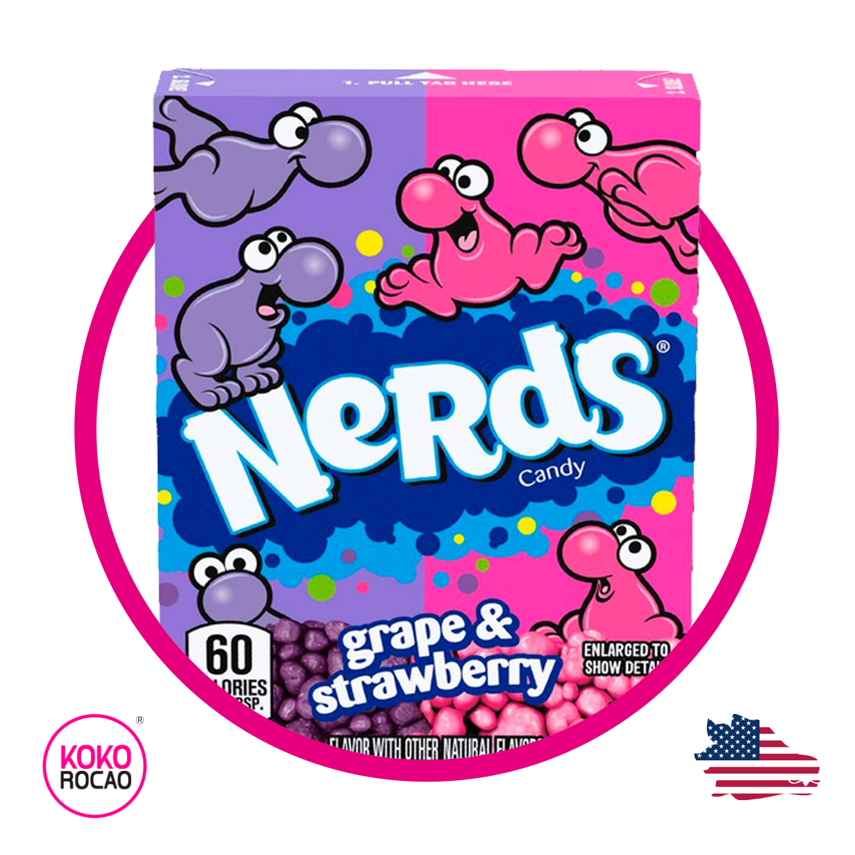 Caja de Nerds Strawberry & Grape 46.7 g