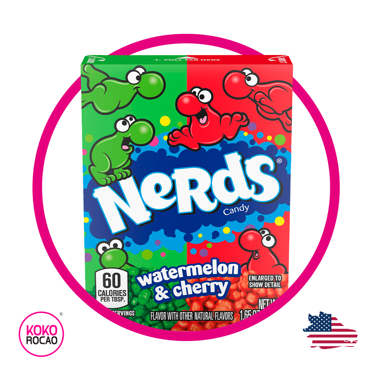 Nerds Watermeloncherry 46 g
