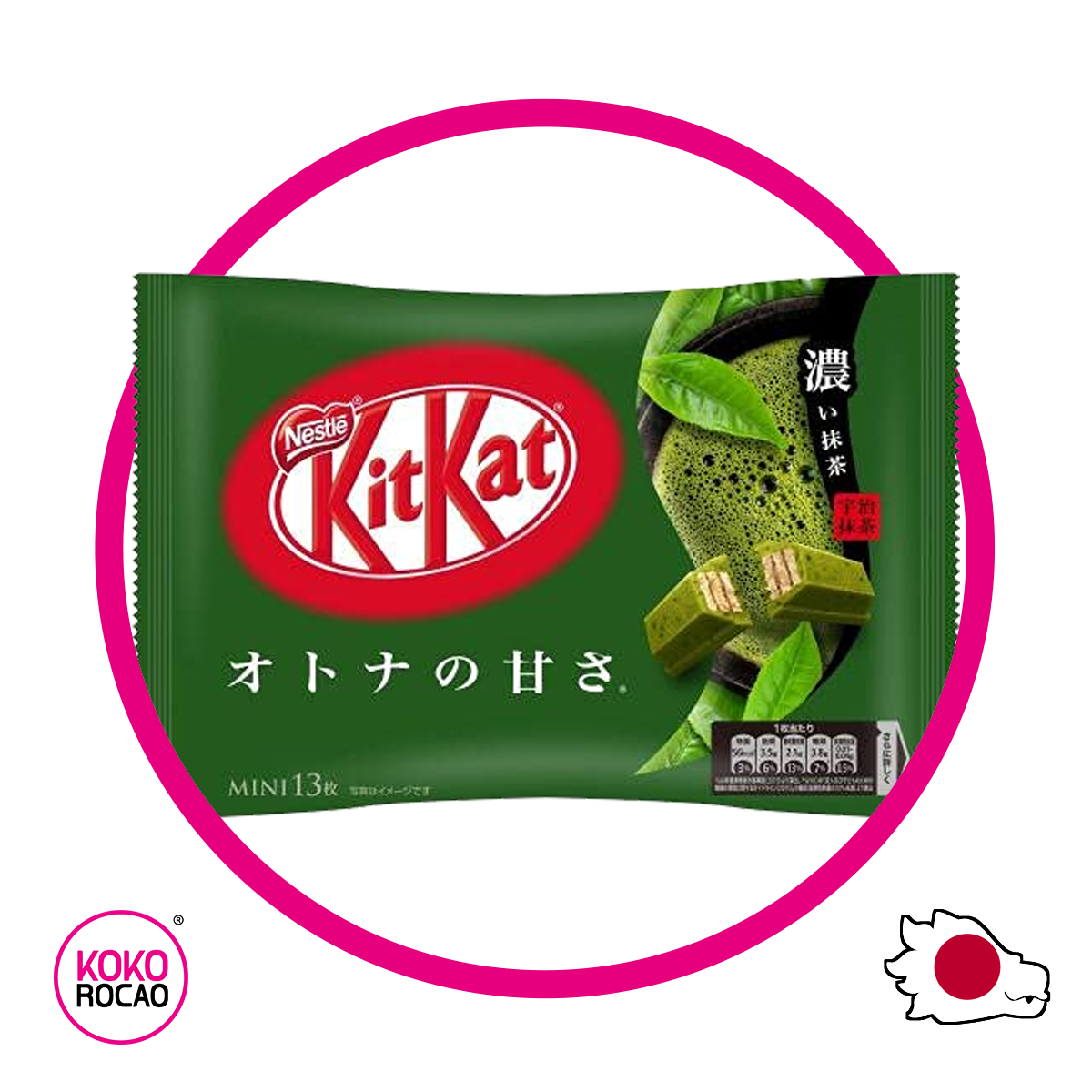 Bolsa de Nestlé KitKat Matcha 113 g