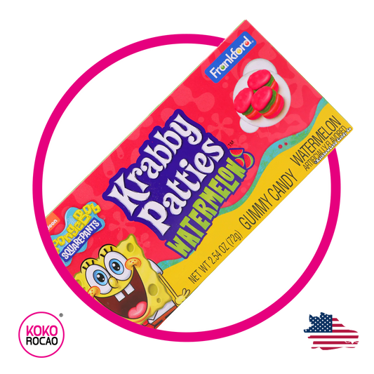 Caja de Nickelodeon Krabby Patties Watermelon 72 g