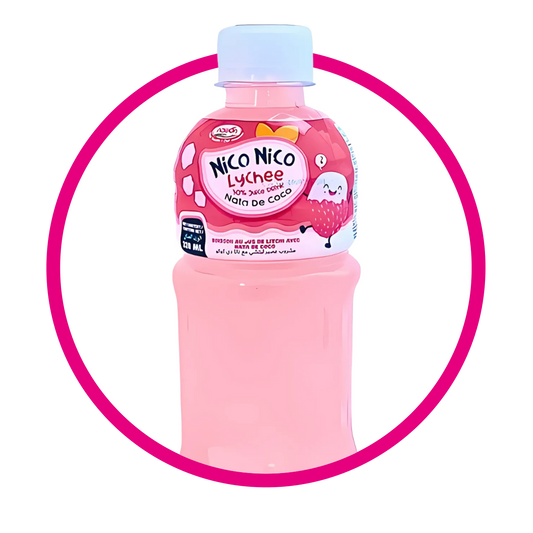 Botella de Nawon Nico Nico Lychee 320 ml