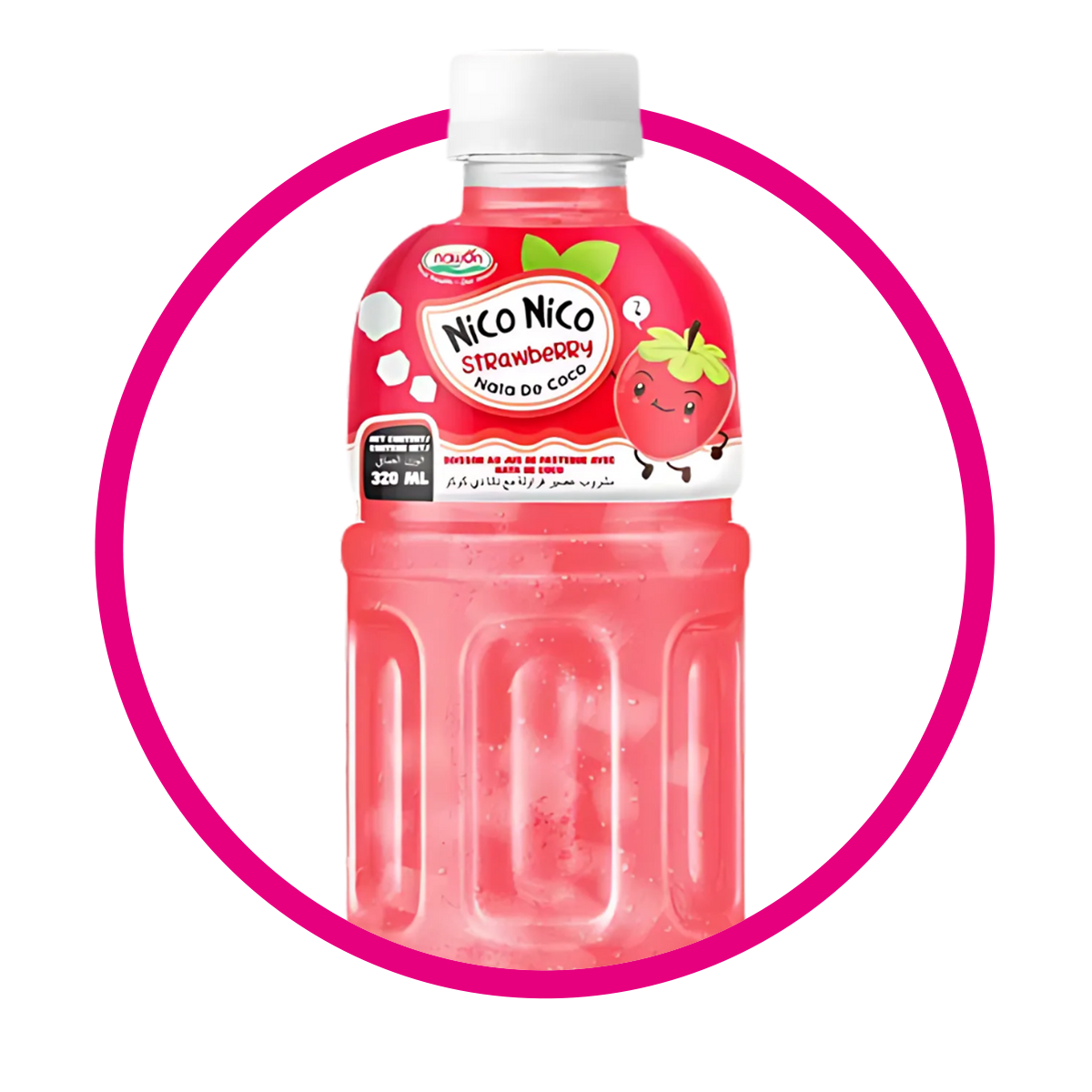 Botella de Nawon Nico Nico Strawberry 320 ml