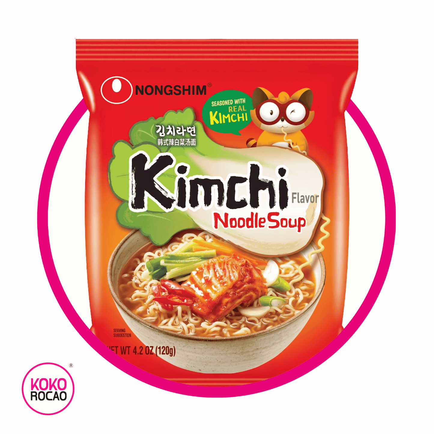 Bolsa de Nongshim Kimchi Ramyun 120 g