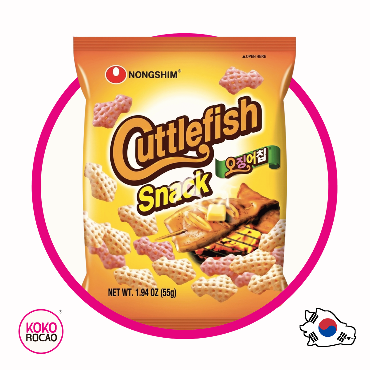 Bolsa de Nongshim Cuttlefish 55 g