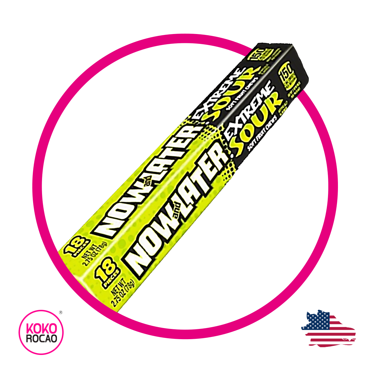 Now And Later Extreme Sour 78 g