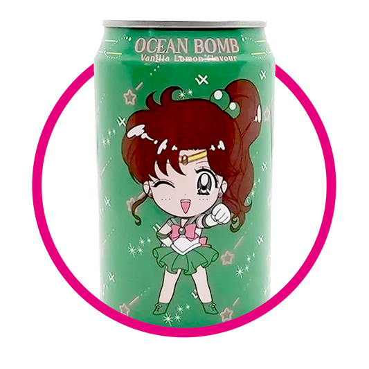 Lata de Oceanbomb Sailor Moon Vainilla Limon 330 ml