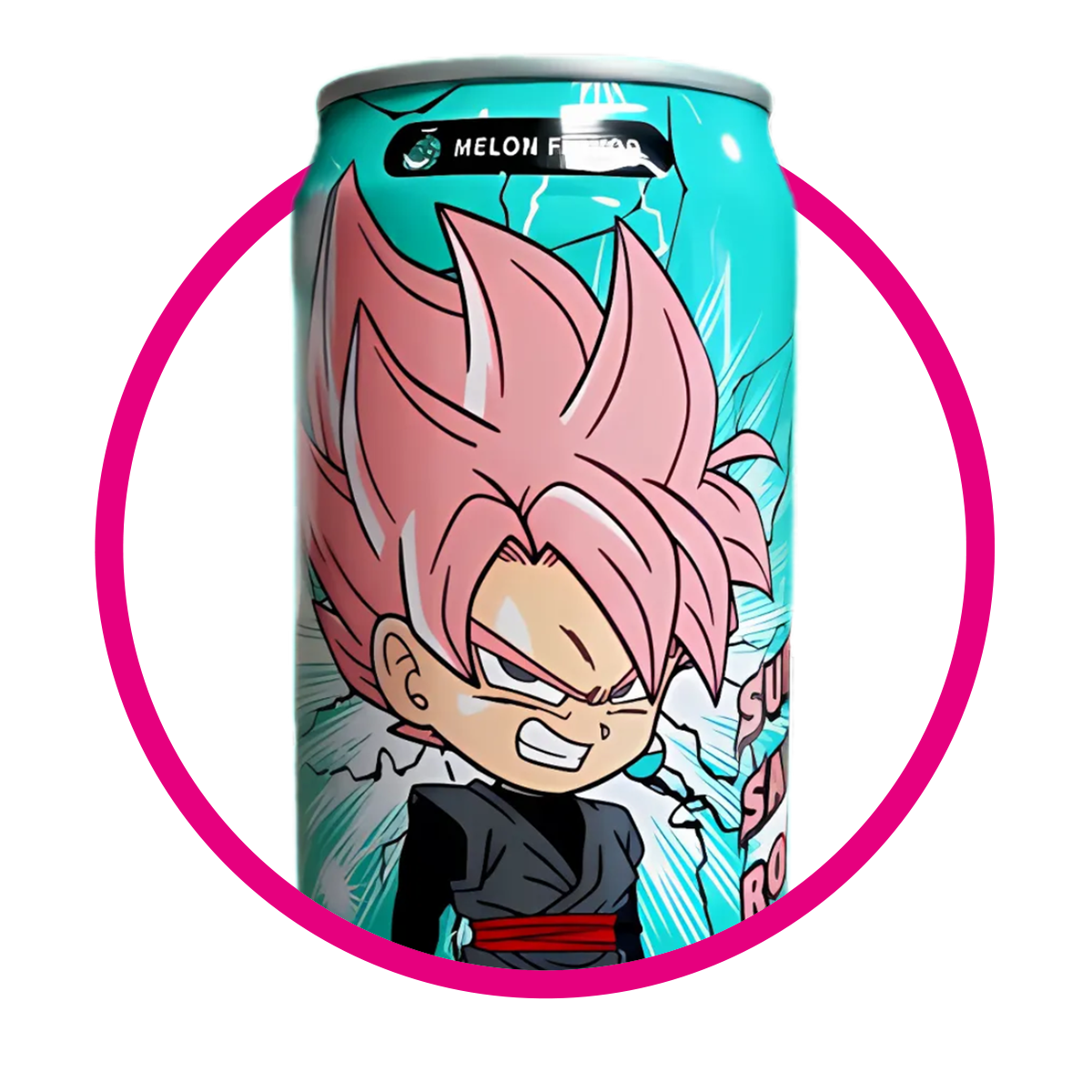 Lata de Oceanboomb Melon Super Saiyan Rosé 330 ml