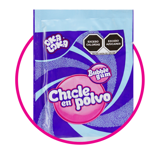 Bolsa de Oka Loka Blue Berry Bubble Gum 12 g