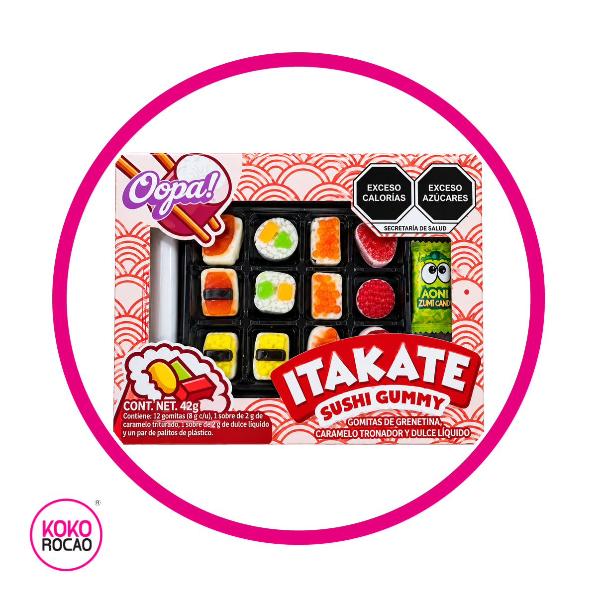 Caja de Oopa Sushi Itakate 42 g