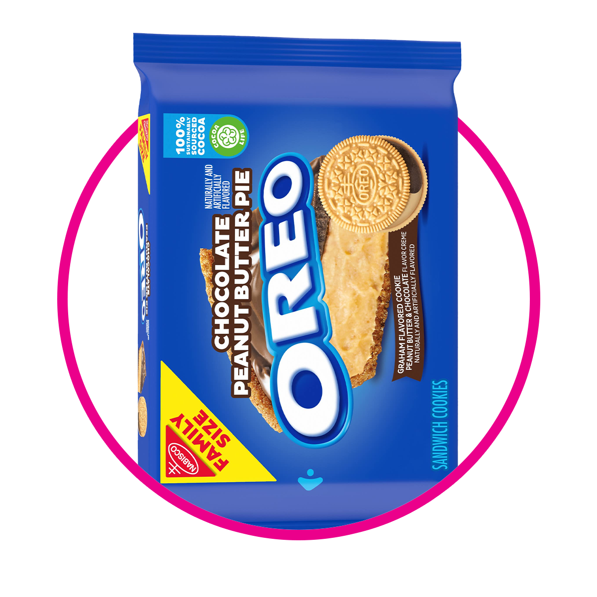 Caja de Nabisco Oreo Chocolate&Peanut Butter 482 g
