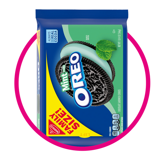 Bolsa de Nabisco Oreo Mint 530 g